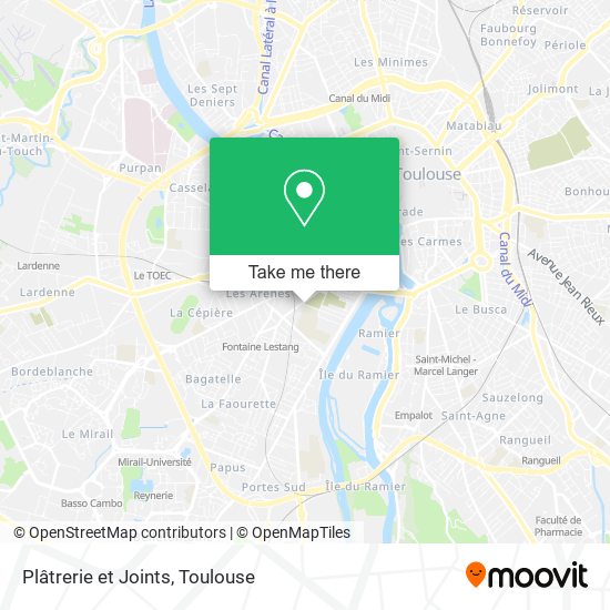 Plâtrerie et Joints map