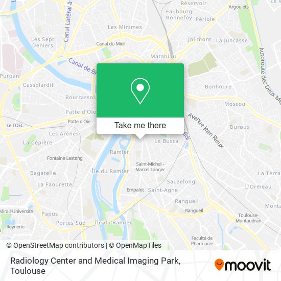 Radiology Center and Medical Imaging Park map