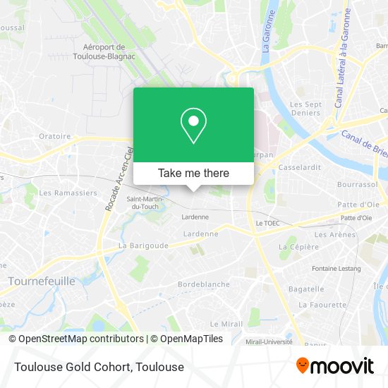 Mapa Toulouse Gold Cohort