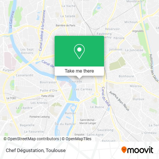 Chef Dégustation map