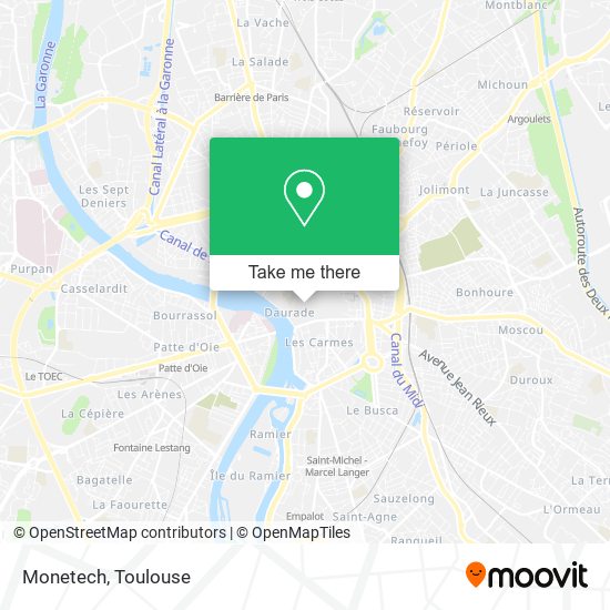 Monetech map