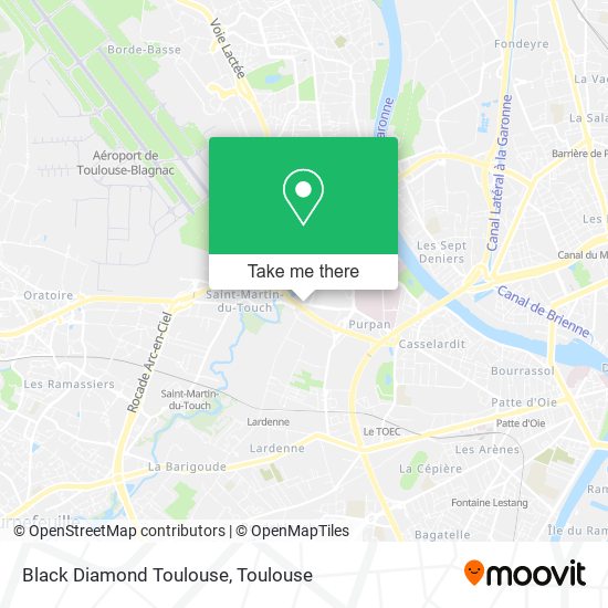 Black Diamond Toulouse map