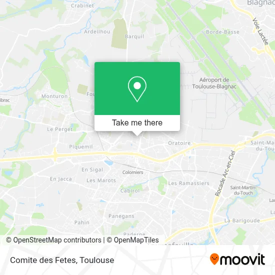 Comite des Fetes map