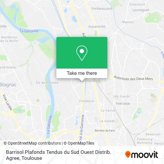 Barrisol Plafonds Tendus du Sud Ouest Distrib. Agree map