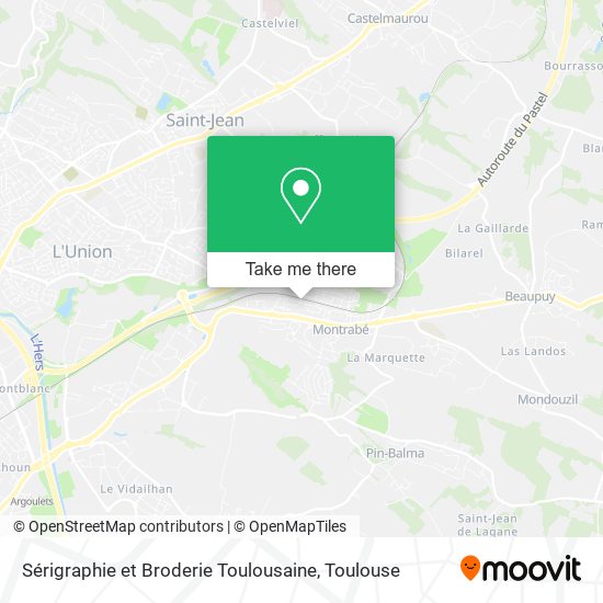 Sérigraphie et Broderie Toulousaine map