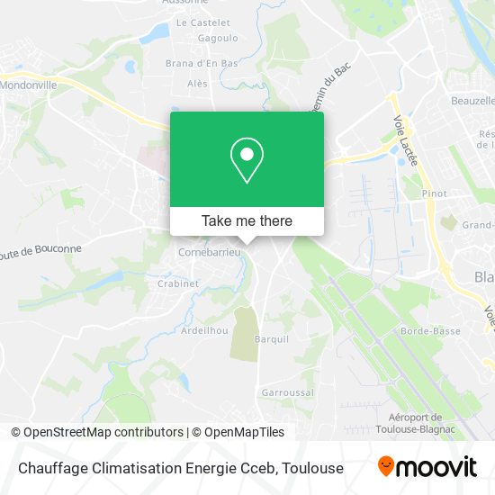Chauffage Climatisation Energie Cceb map