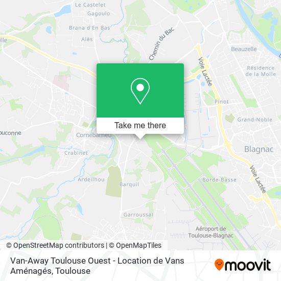 Van-Away Toulouse Ouest - Location de Vans Aménagés map