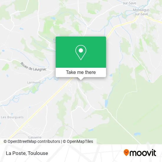 La Poste map