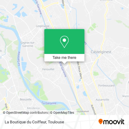 La Boutique du Coiffeur map