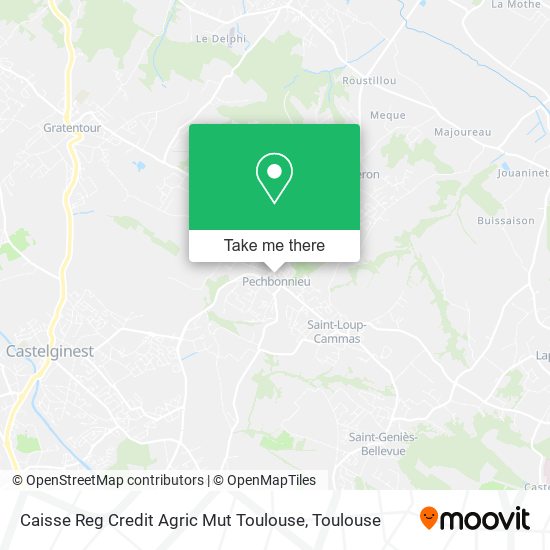 Caisse Reg Credit Agric Mut Toulouse map