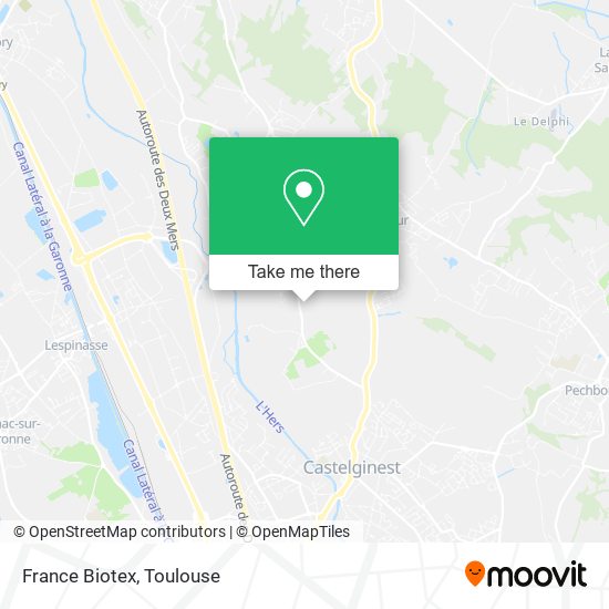 France Biotex map