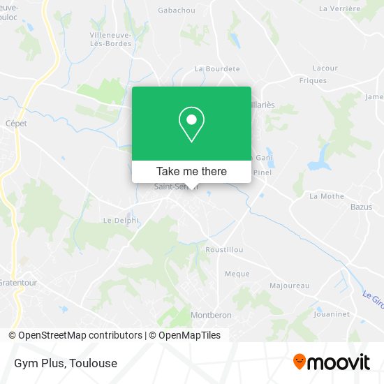 Gym Plus map