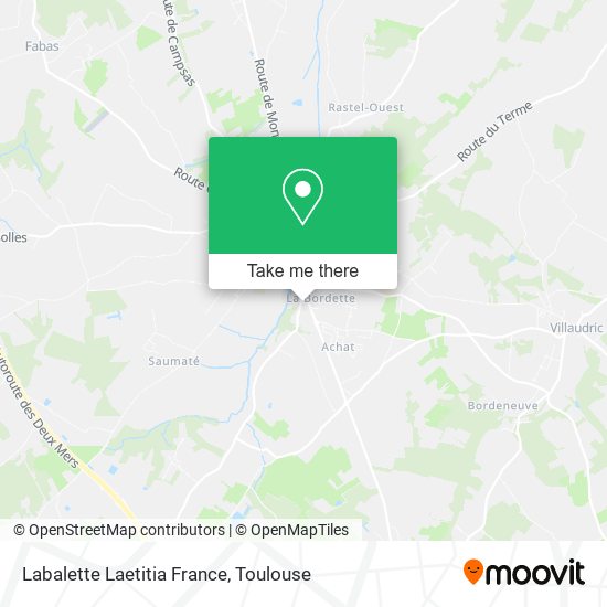 Labalette Laetitia France map
