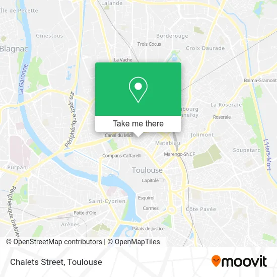 Rue Des Chalets map