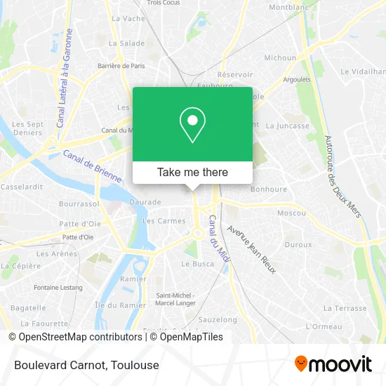 Boulevard Carnot map