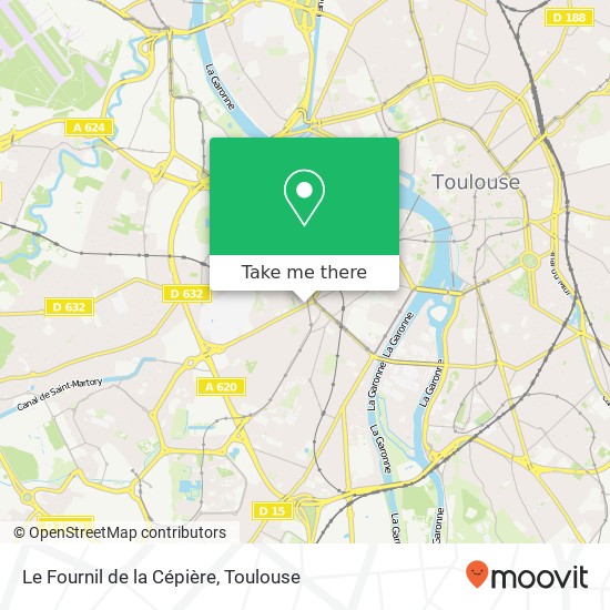 Le Fournil de la Cépière map