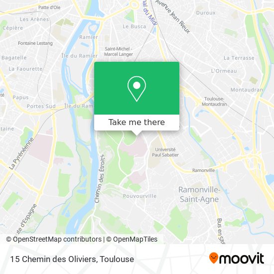 15 Chemin des Oliviers map