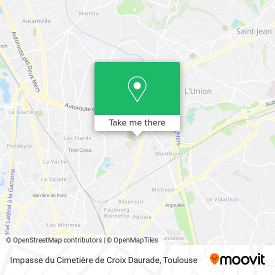 Impasse du Cimetière de Croix Daurade map