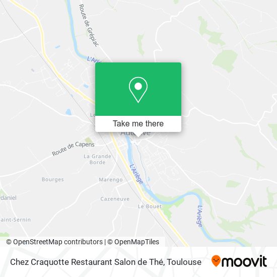 Chez Craquotte Restaurant Salon de Thé map