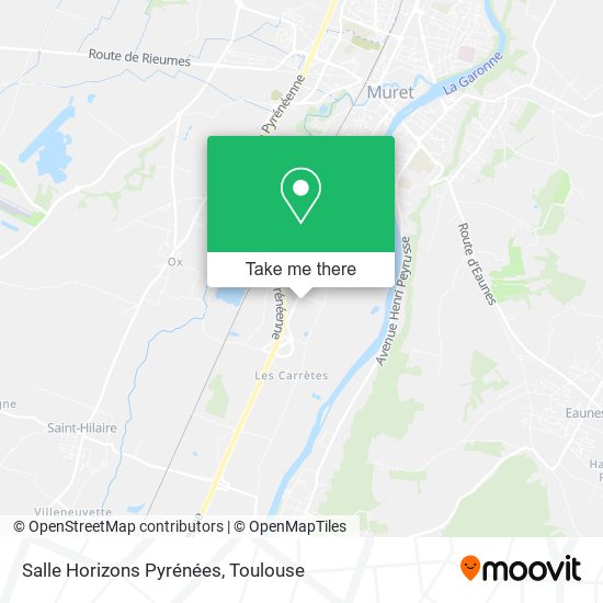 Salle Horizons Pyrénées map