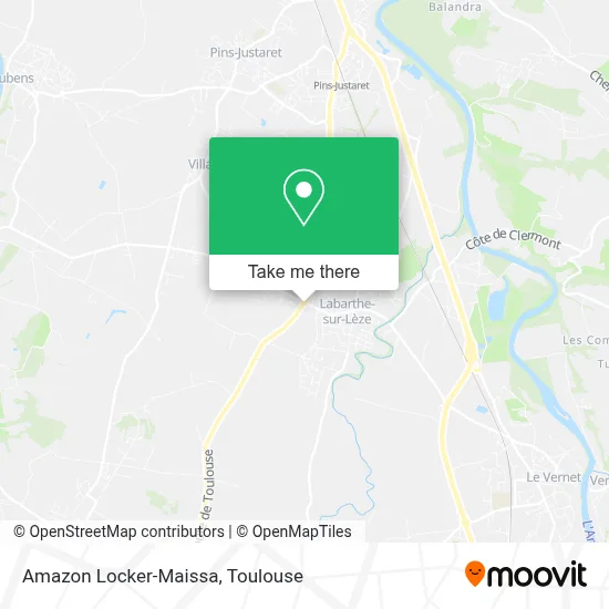 Amazon Locker-Maissa map