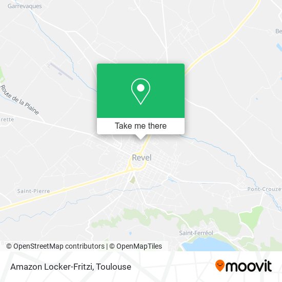 Amazon Locker-Fritzi map