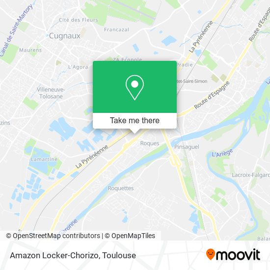 Amazon Locker-Chorizo map