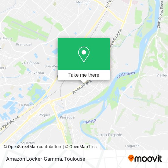 Mapa Amazon Locker-Gamma