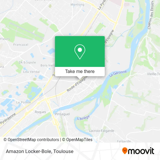 Amazon Locker-Bole map