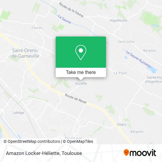 Amazon Locker-Héliette map
