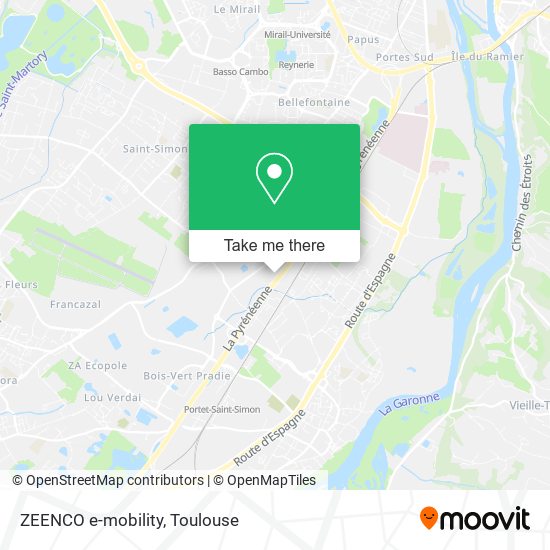 Mapa ZEENCO e-mobility