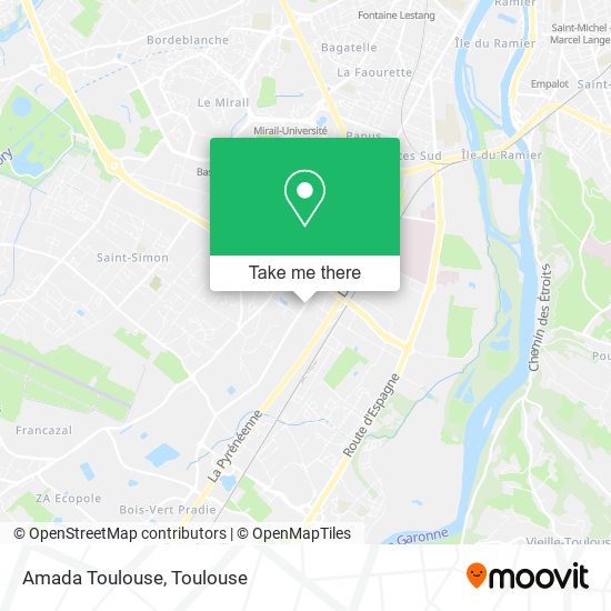 Amada Toulouse map