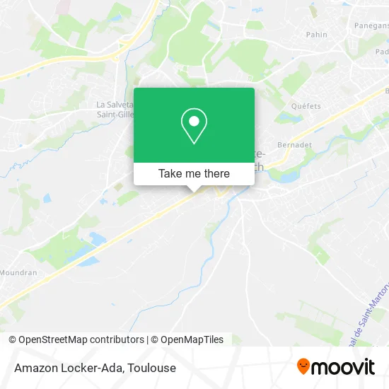 Amazon Locker-Ada map