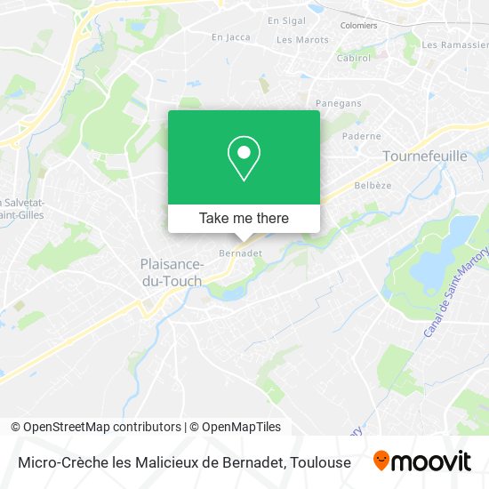 Micro-Crèche les Malicieux de Bernadet map