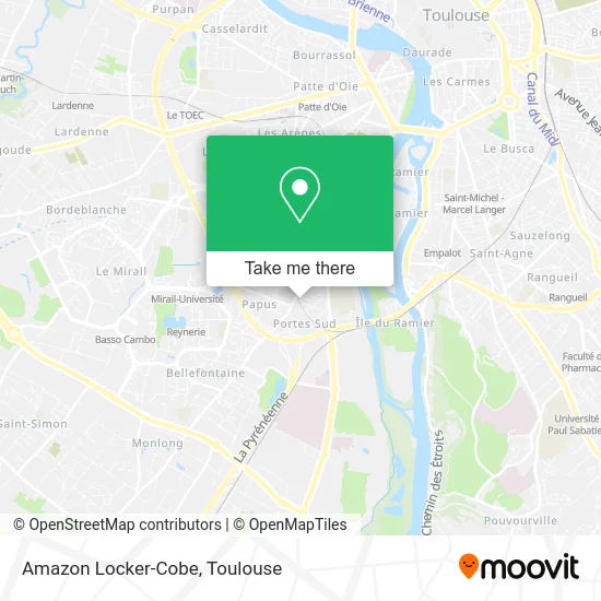 Amazon Locker-Cobe map