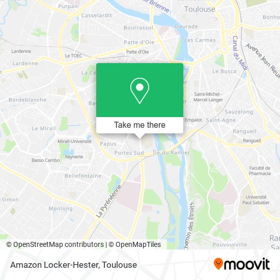 Amazon Locker-Hester map