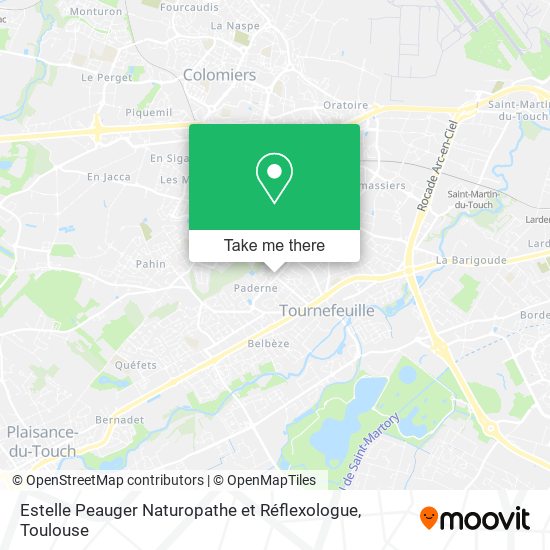 Estelle Peauger Naturopathe et Réflexologue map