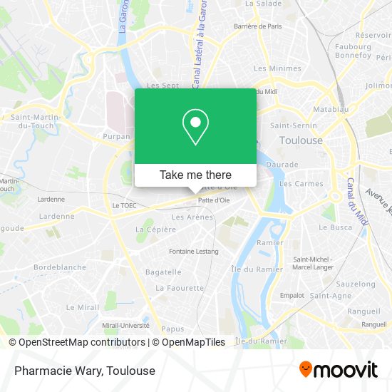 Pharmacie Wary map