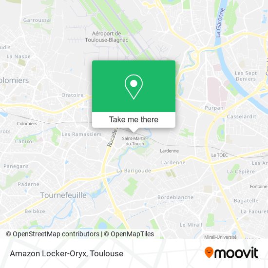 Amazon Locker-Oryx map