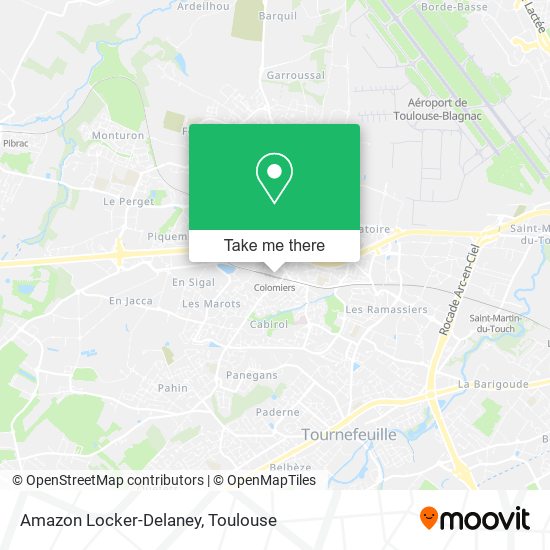 Mapa Amazon Locker-Delaney