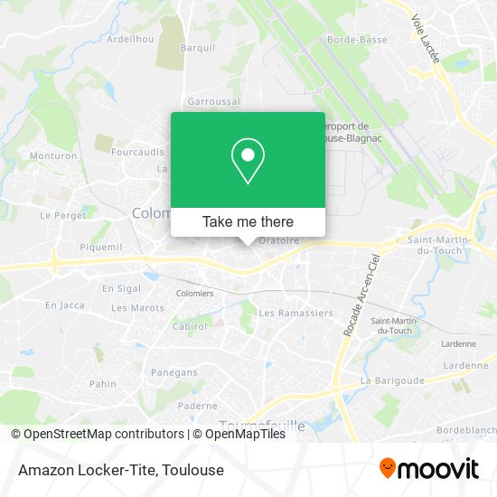 Mapa Amazon Locker-Tite