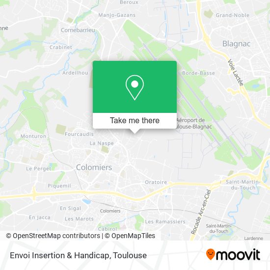 Envoi Insertion & Handicap map