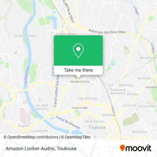 Amazon Locker-Audric map