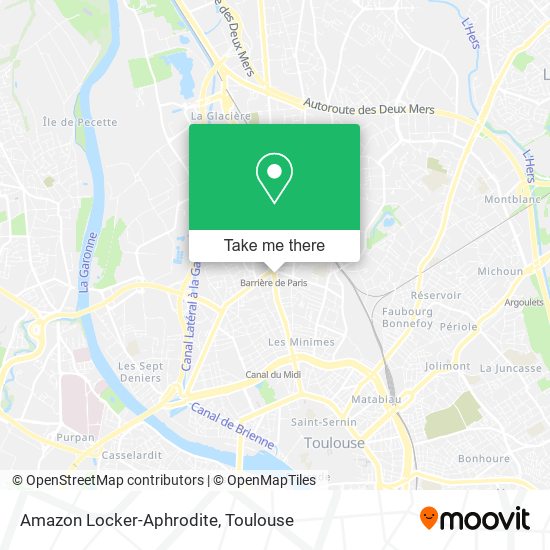 Amazon Locker-Aphrodite map