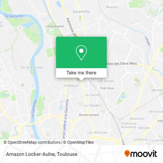 Amazon Locker-Aulne map