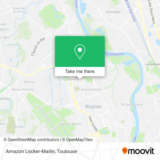 Amazon Locker-Mailin map
