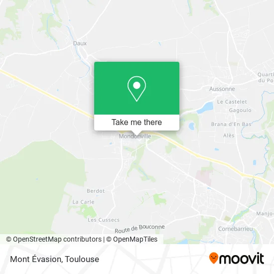 Mont Évasion map