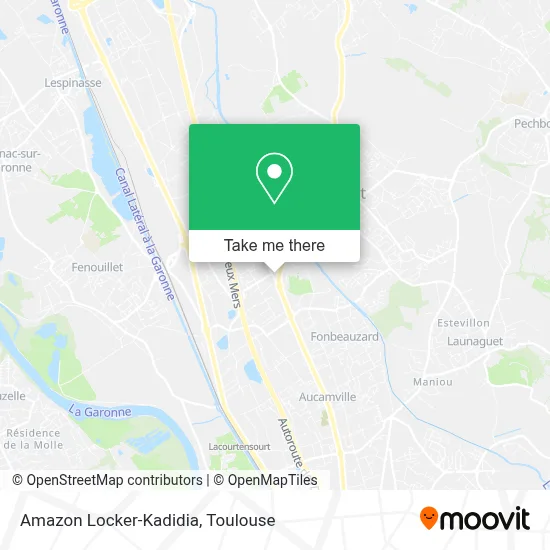 Amazon Locker-Kadidia map
