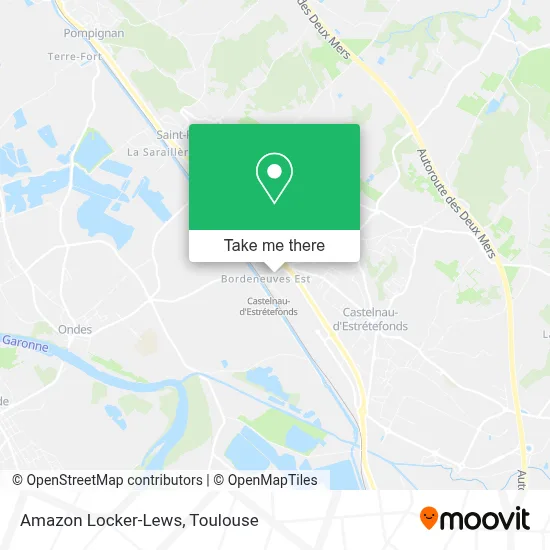 Amazon Locker-Lews map