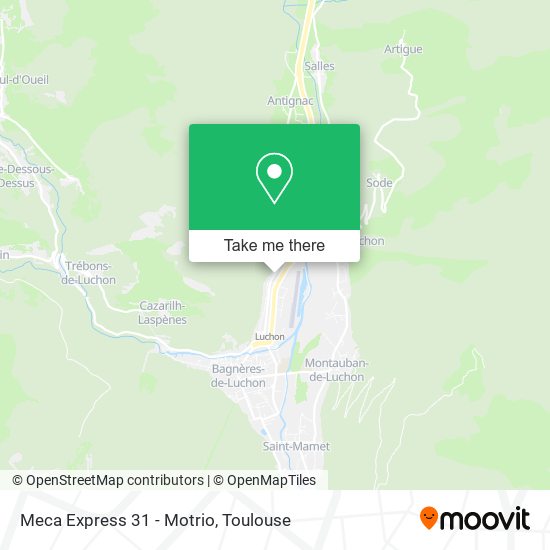 Meca Express 31 - Motrio map